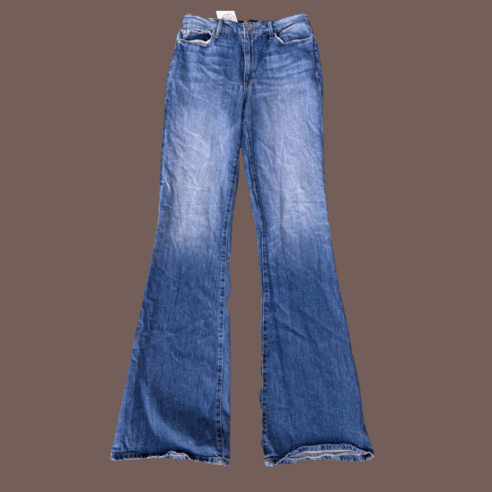 Black Orchid Skinny Flare Jeans | Medium Wash | Size 28 | Vintage-Inspired - Picture 2 of 6